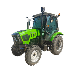 4x4 70hp Sunshade Farm Tractors Wheel Traktor for Agriculture Trator Hydraulic System Farm Tractor