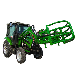 50HP 4WD Tractor with Front End Loader and Backhoe