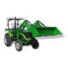 50HP 4WD Tractor with Front End Loader and Backhoe