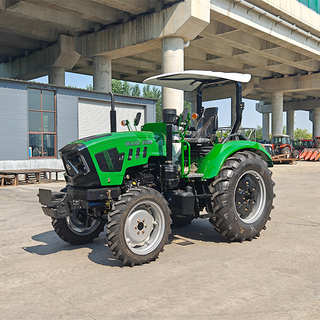 High Quality 4 Wheel Drive 4WD 80hp Farm Wheel Tractor