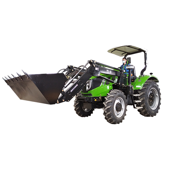 100HP 4X4 Compact Tractor with Loader and Backhoe